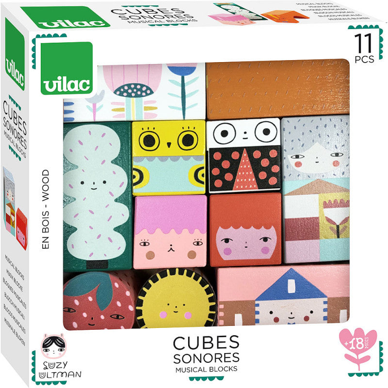 Vilac Suzy Ultman - Sound Cubes