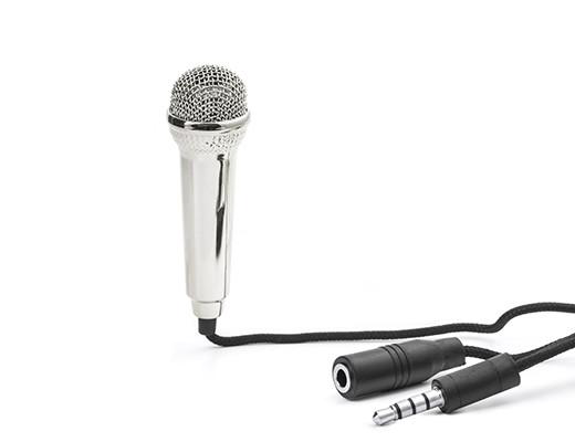 Mini Karaoke Microphone- Silver