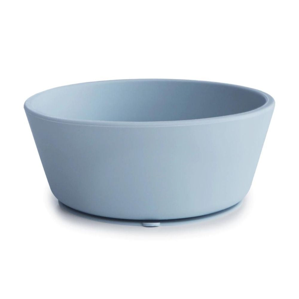 Mushie Silicone Suction Bowl - Powder Blue