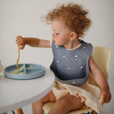 Mushie Silicone Baby Bib - Boats