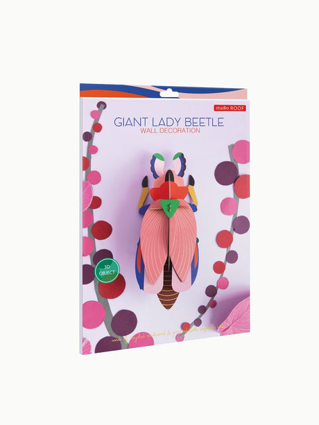 DIY 3D Wall Decoration - Giant Lady Beetle