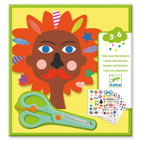Djeco Arts & Crafts - Stickers Hairdresser