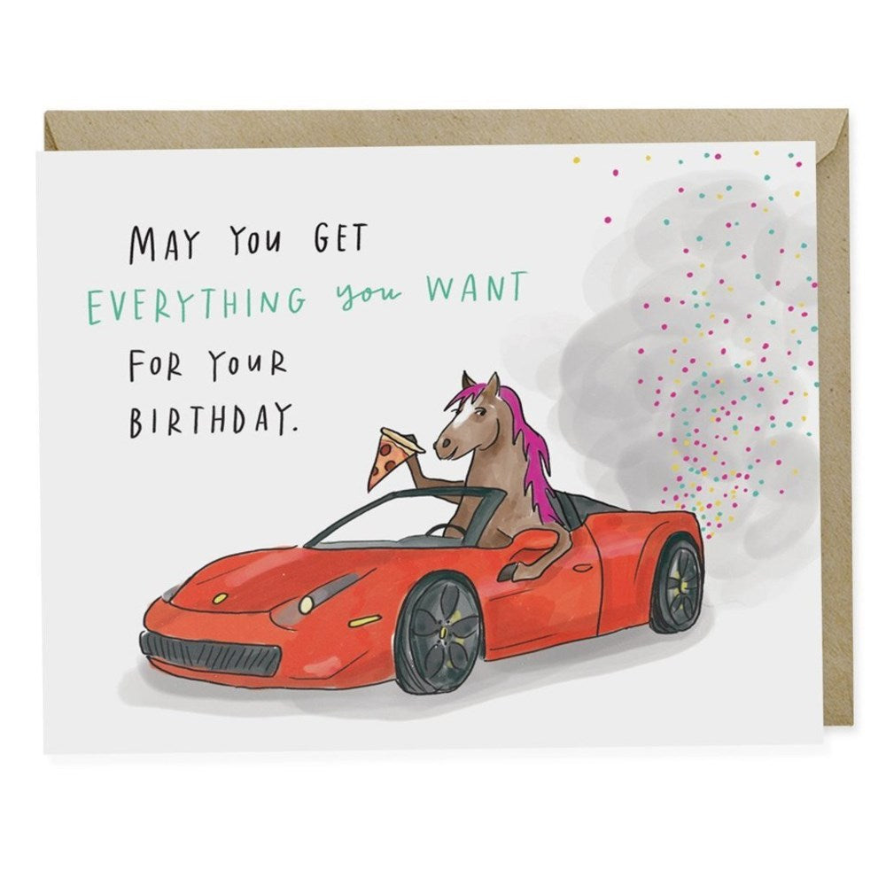 Pony Ferrari Card