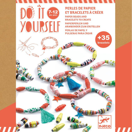 Djeco DIY-  Paper Beads and Bracelets to Create Pop and Colourful