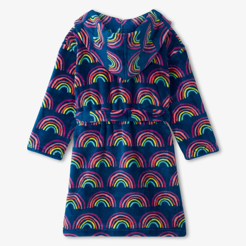 Hatley Twisty Rainbow Hearts Robe