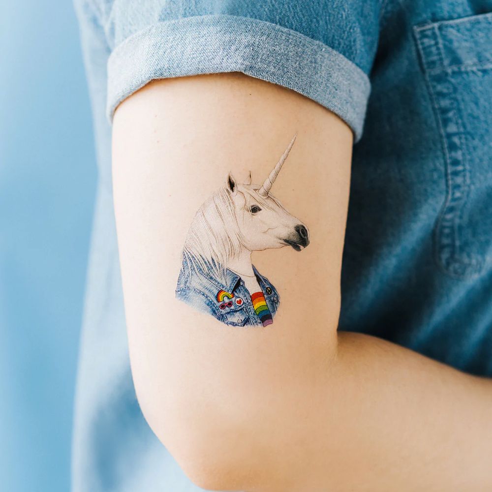 The Last Unicorn Tattoo by Aubrey Mennella: TattooNOW