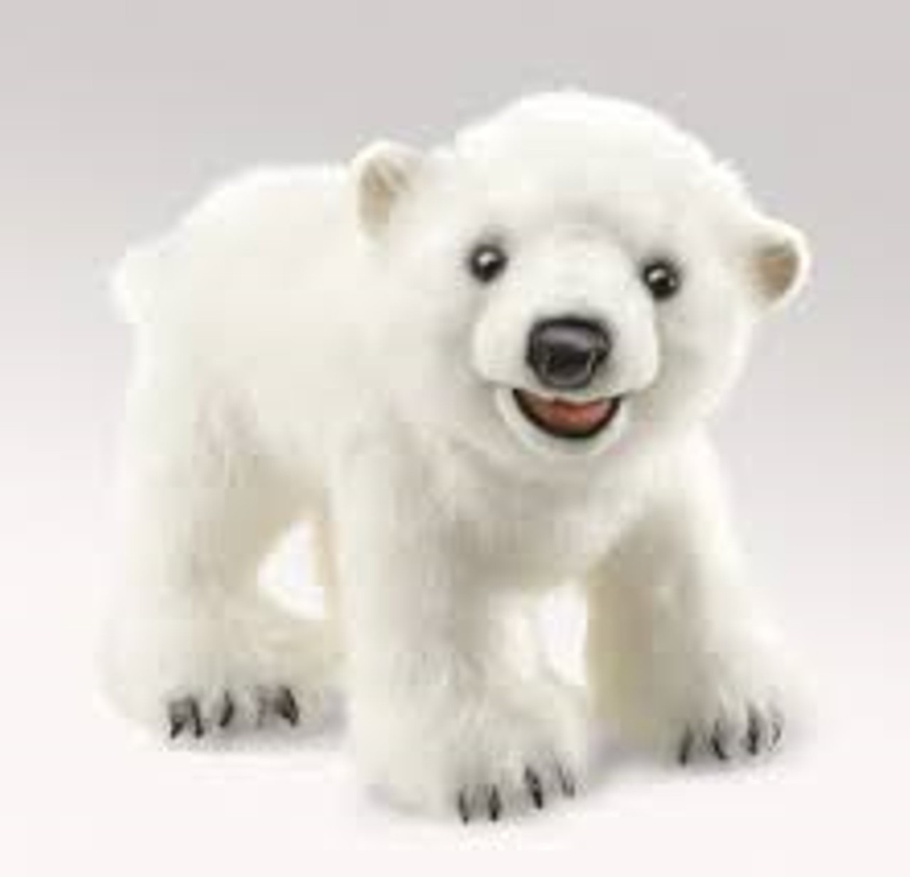 Hand Puppet - Polar bear cub