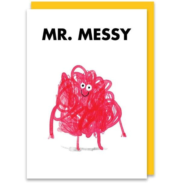 Mr. Messy Card